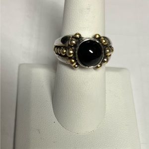 925 Silver Yellow Rose Ring